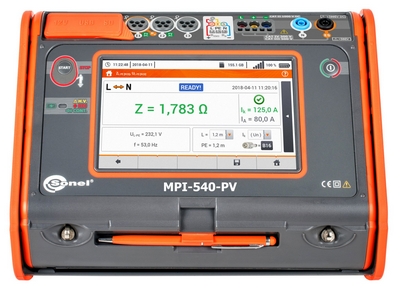 Sonel MPI-540 PV Installation tester