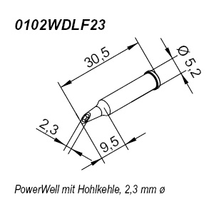 ERSA 0102WDLF23/SB Lodāmura uzgalis