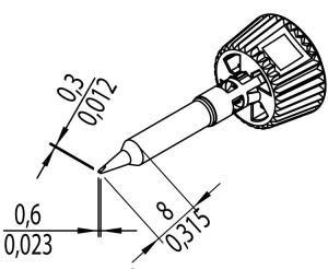 ERSA 0142CDLF06/SB Soldering iron tip