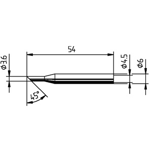 ERSA 0162LD/SB Soldering iron tip