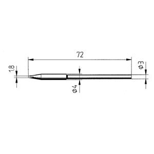 ERSA 0212EDLF/SB Soldering iron tip