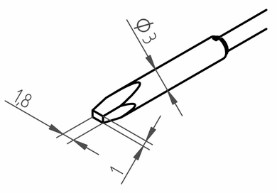 ERSA 0462CDLF018/SB Lodāmura uzgalis