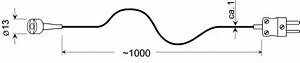 Greisinger GMF250 Temperature probe