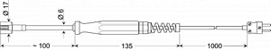 Greisinger GOF400VE Temperatūras sensors