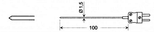 Greisinger GTE130OK Temperatūras sensors