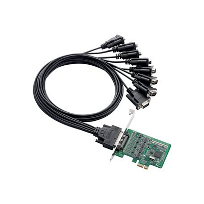 Moxa CP-118EL-A w/o Cable Daudz portu seriālā plate