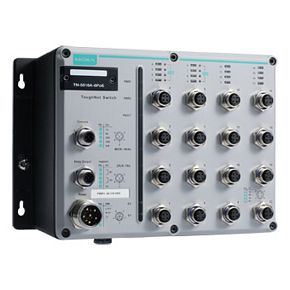 Moxa TN-5516A-8PoE-WV-T Industriālais komutators