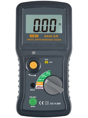SEW 8020ER Zemes kontūras pretestības testeris